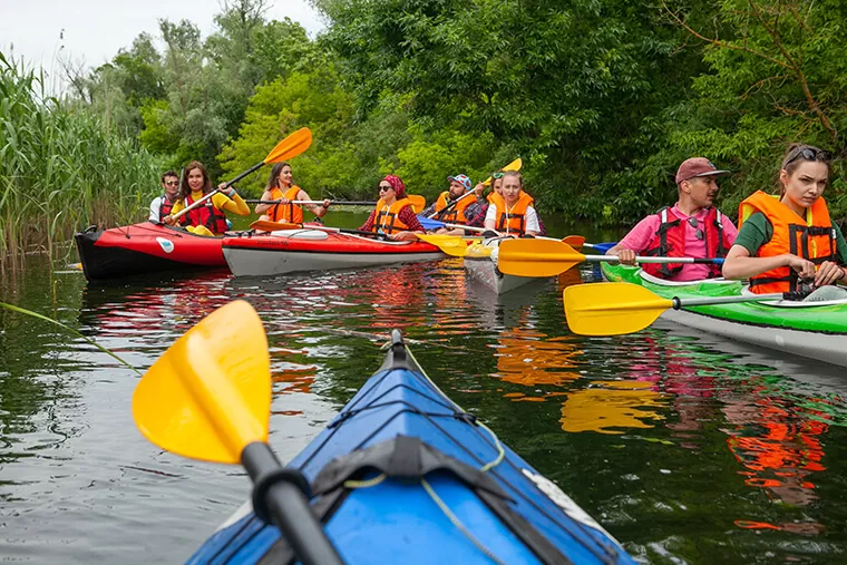From kayak