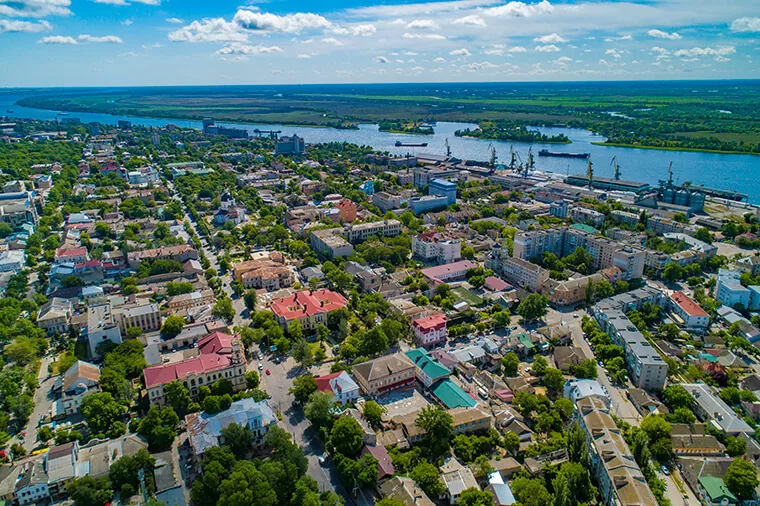 Вид на Херосон