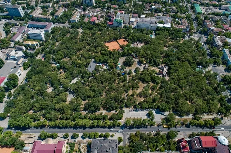 Панорама на парк