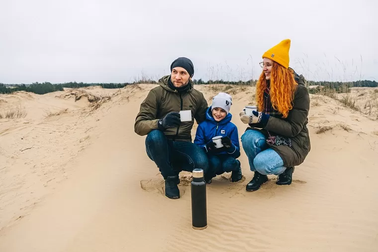 Trip to desert in winter