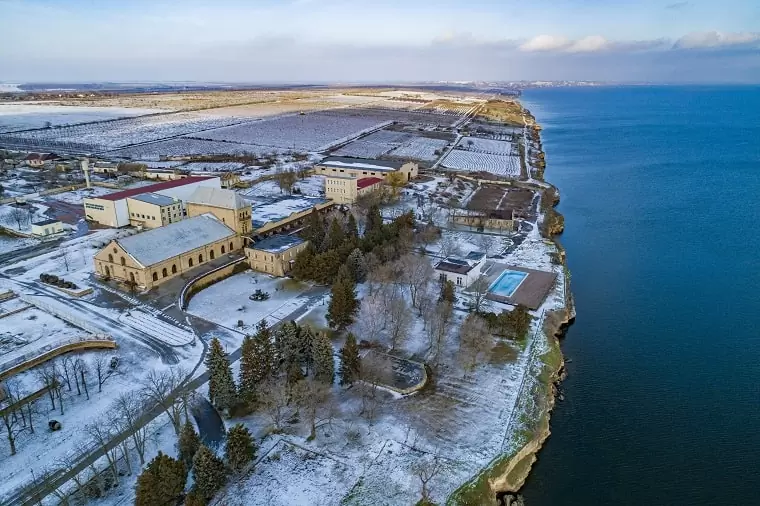 Chateau in winter